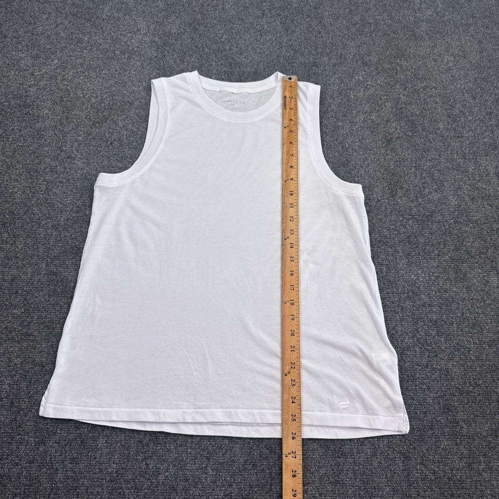 Fabletics Tank Top Womens Size Medium White Athleisure‎ Yoga Gym Activewear - Picture 9 of 13